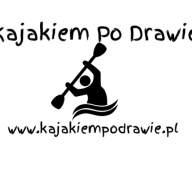 Logo "Kajakiem Po Drawie" Wypożyczalnia Sprzętu Wodnego