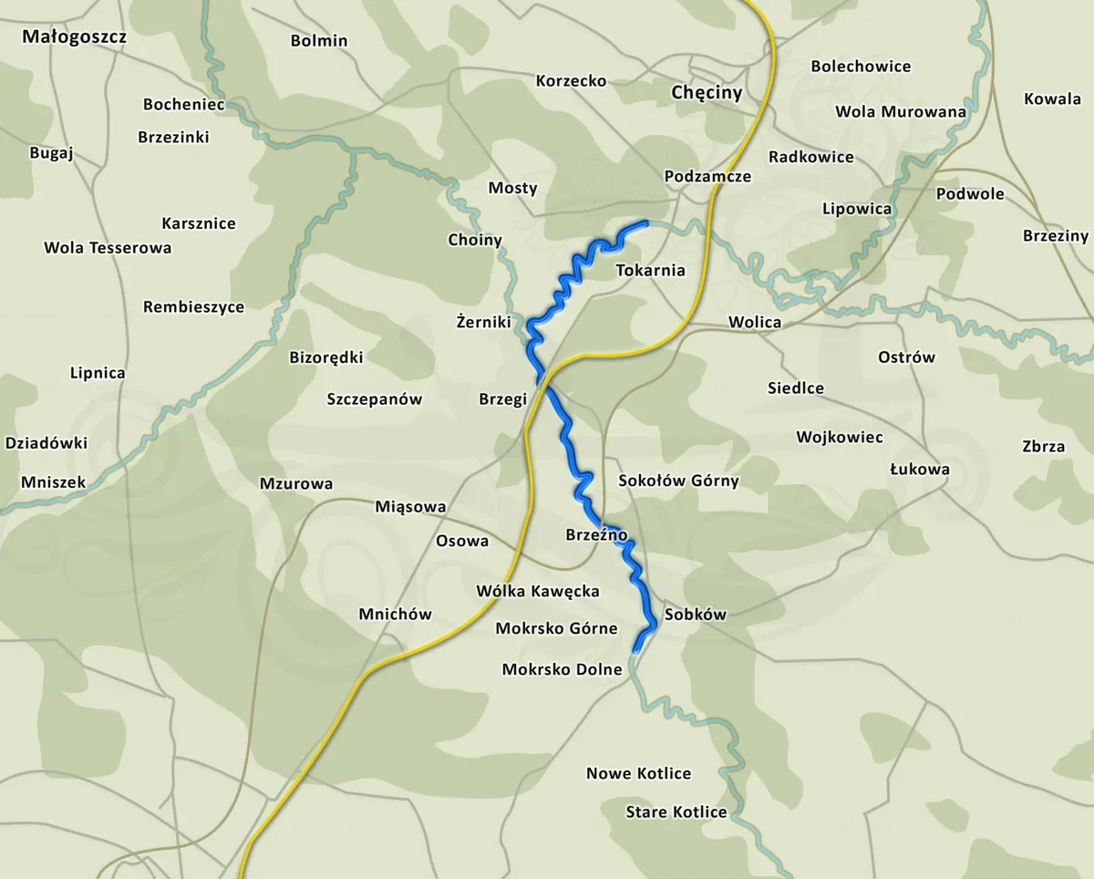 Zdjęcie trasy Tokarnia – Mokrsko Dolne 1