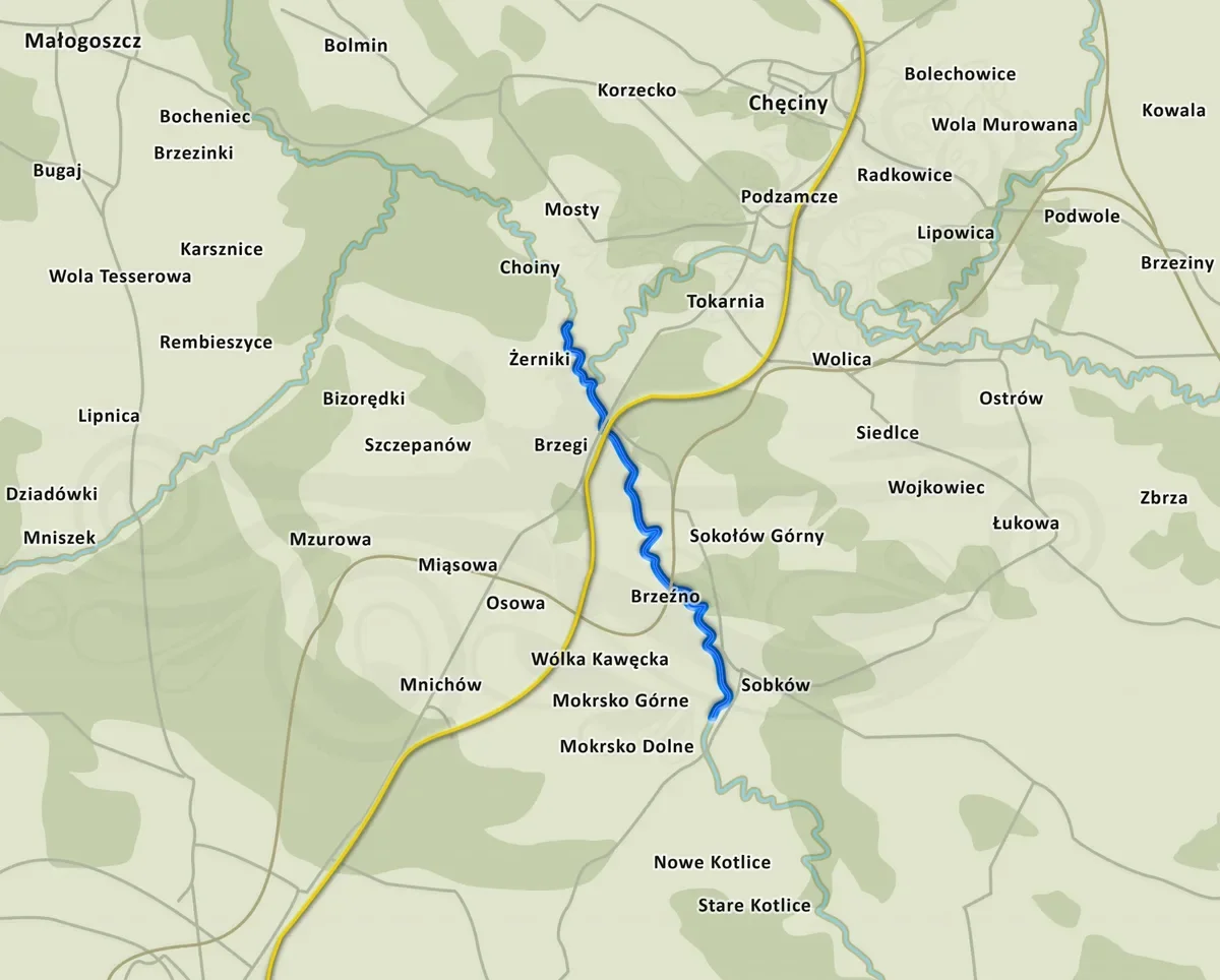 Zdjęcie trasy Żerniki – Mokrsko Dolne 1