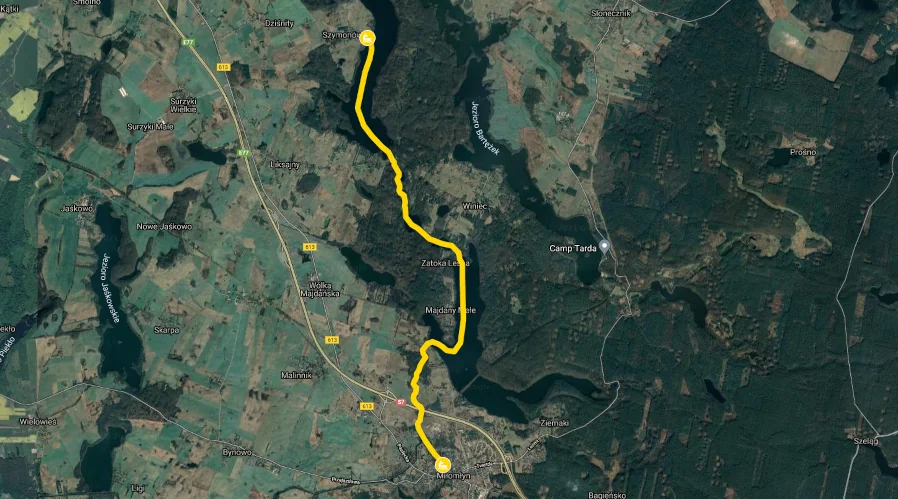 Zdjęcie trasy Pod Zielonym Dachem Kanału Elbląskiego – Szymonówko – 10 km 1