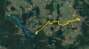 Zdjęcie trasy Przez Wrota Kanału Elbląskiego – Jerzwałd – 28 km (11,5 km + 16,5 km) 1