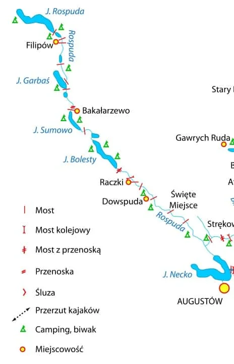 Zdjęcie trasy Rospuda: Święte Miejsce – Augustów 1